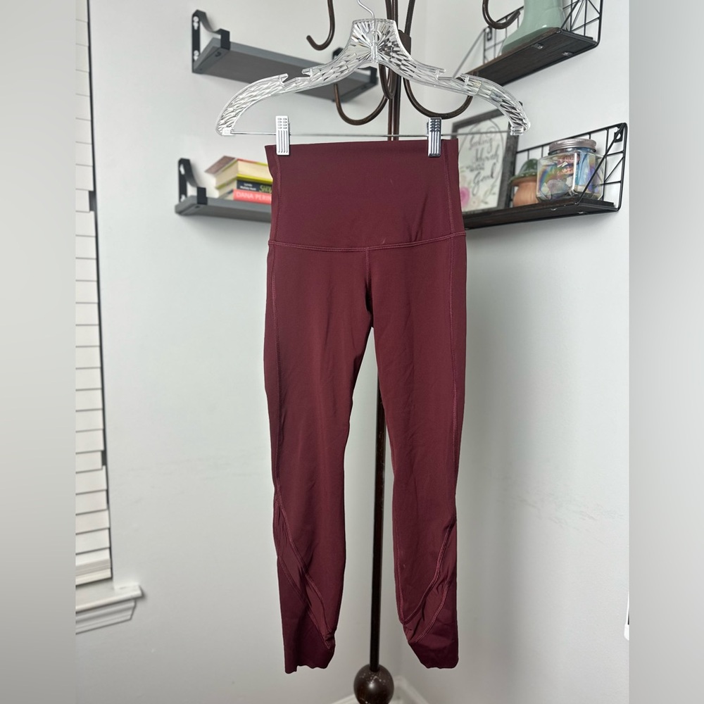LULULEMON Wunder Under High-Rise Crop 23" *Roll Down Scallop SIZE 2 - Picture 5 of 9
